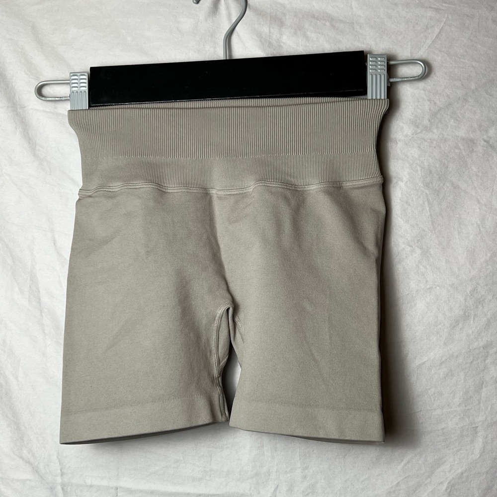 NUX Women's Taupe Bike Shorts